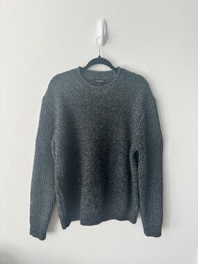 Banana Republic Charcoal Gray Chunky Knit Sweater, Size L